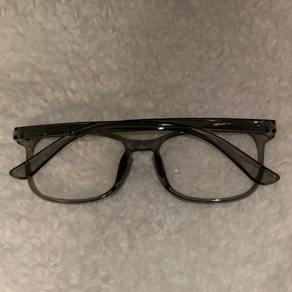 Gray Square Blue Light Glasses NEW